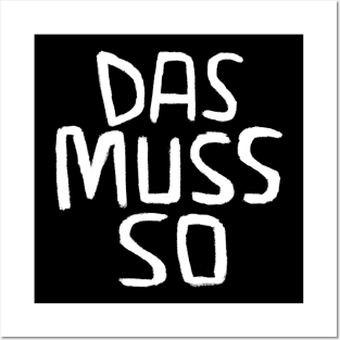 German, Das muss so, DIY, Handwerker Spruch Posters and Art